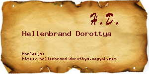 Hellenbrand Dorottya névjegykártya